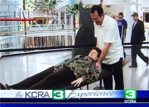 Screen shot from one of Dr. Ross' appearences on KCRA 3